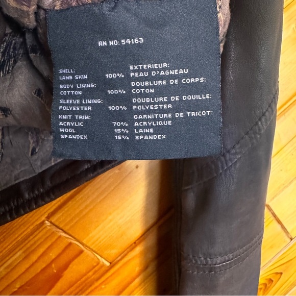 Andrew Marc Brown Leather Motorcycle Jacket Size Medium - Picture 3 of 8